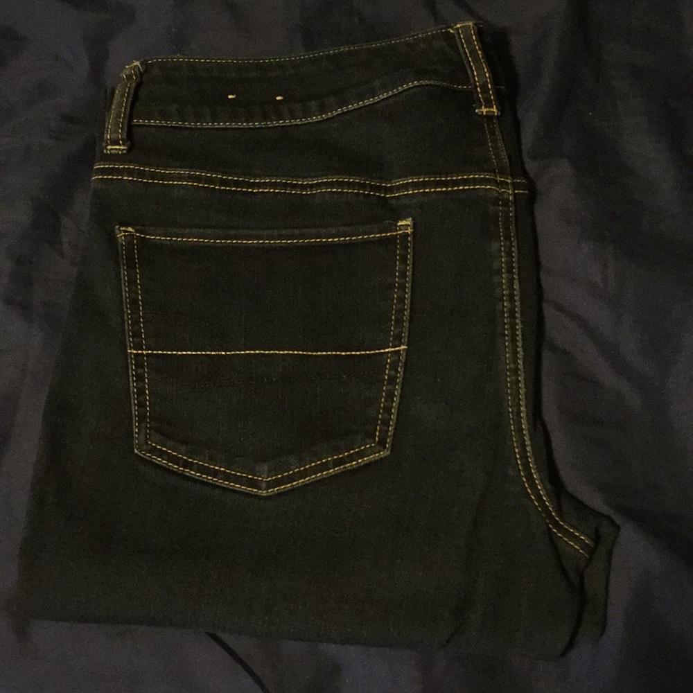 American Eagle Straight leg jeans shine 10 short